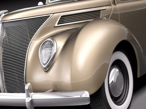 F1937 coupe 3D Model