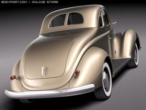 F1937 coupe 3D Model