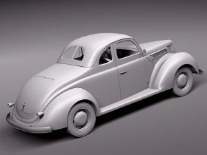 F1937 coupe 3D Model