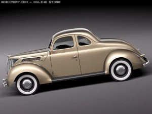 F1937 coupe 3D Model
