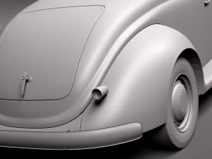 F1937 coupe 3D Model