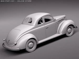 F1937 coupe 3D Model