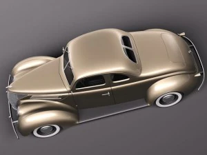 F1937 coupe 3D Model