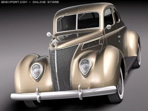 F1937 coupe 3D Model