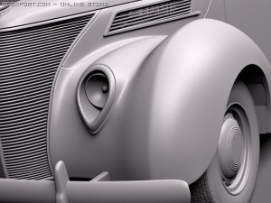 F1937 coupe 3Dモデル