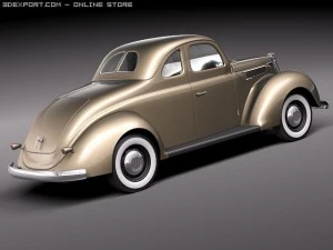 F1937 coupe 3D Model