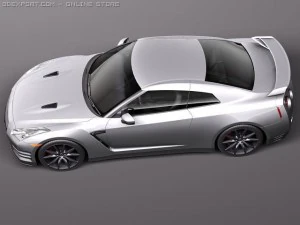Nissan GTR 2011 3D Model