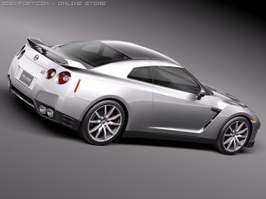 Nissan GTR 2011 3D-Modell