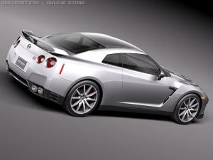 Nissan GTR 2011 3D Model