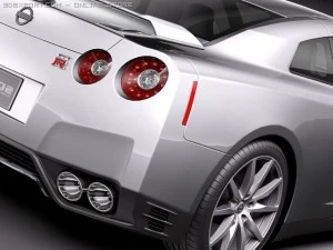 Nissan GTR 2011 3D Model