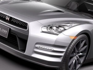 Nissan GTR 2011 3D Model