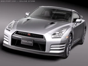 Nissan GTR 2011 3D Model