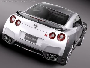 Nissan GTR 2011 3D Model