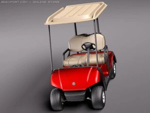 Yamaha Golf Car G29E 2011 3D Model