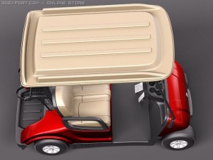 Yamaha Golf Car G29E 2011 3D Model