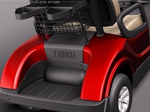Yamaha Golf Car G29E 2011 3D Model
