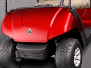 Yamaha Golf Car G29E 2011 3D Model