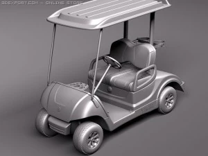 Yamaha Golf Car G29E 2011 3D Model