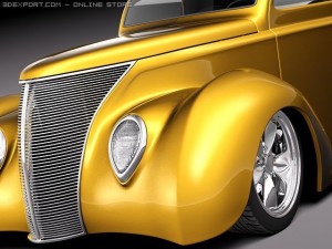 F1937 custom streetrod 3D Model