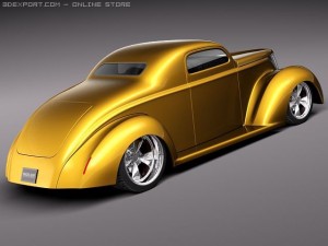 F1937 custom streetrod 3D Model