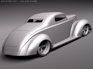 F1937 custom streetrod 3D Model