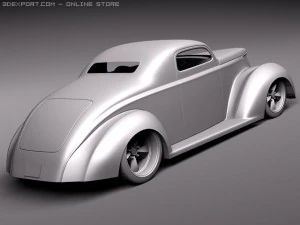 F1937 custom streetrod 3D Model