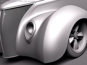 F1937 custom streetrod 3D Model