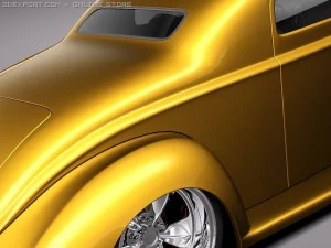 F1937 custom streetrod 3D Model