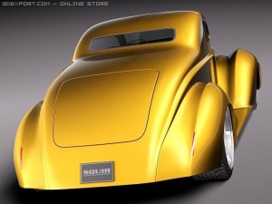 F1937 custom streetrod 3D Model