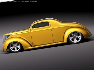 F1937 custom streetrod 3D Model