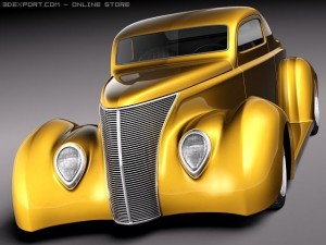 F1937 custom streetrod 3D Model
