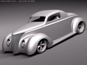 F1937 custom streetrod 3D Model