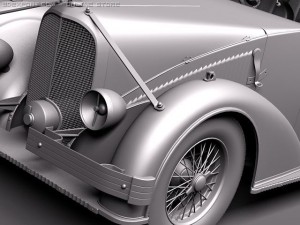 Avions Voisin C25 Aerodyne 1935 3D Модель