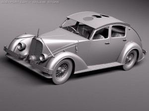 Avions Voisin C25 Aerodyne 1935 3D Модель