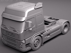 Volvo FM 12 2011 3D Modell