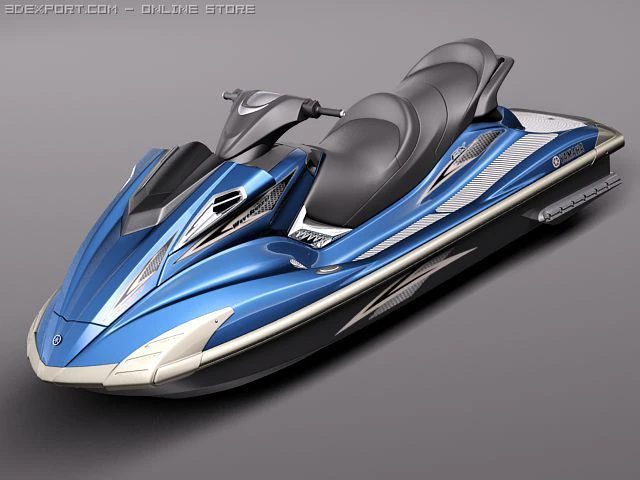Yamaha FX HO 2011 3D Model .c4d .max .obj .3ds .fbx .stl .blend 