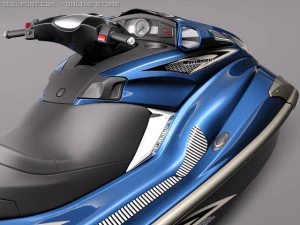 Yamaha FX HO 2011 3D Model
