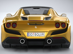 Ferrari F8 Spider 2020 3D Model