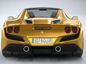 Ferrari F8 Spider 2020 3D Model