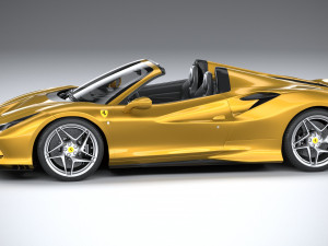 Ferrari F8 Spider 2020 3D Model