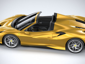 Ferrari F8 Spider 2020 3D Model