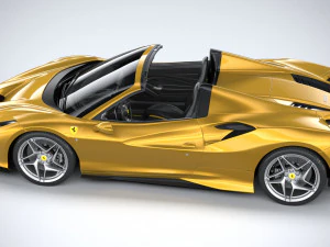 Ferrari F8 Spider 2020 3D Model