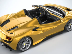 Ferrari F8 Spider 2020 3D Model