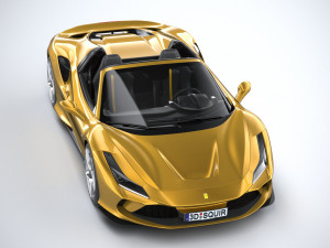 Ferrari F8 Spider 2020 3D Model