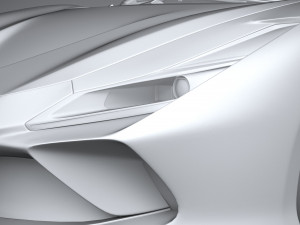 Ferrari F8 Spider 2020 3D Model