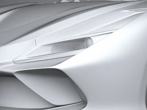 Ferrari F8 Spider 2020 3D Model