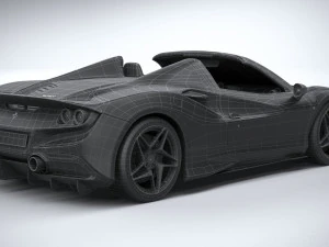Ferrari F8 Spider 2020 3D Model