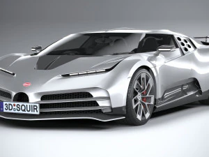 Bugatti Centodieci 2020 Lowpoly 3D Model