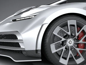 Bugatti Centodieci 2020 Lowpoly 3D Model