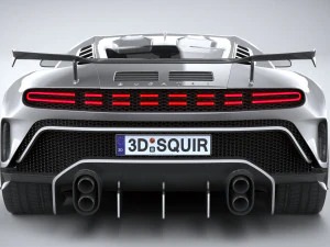 Bugatti Centodieci 2020 Lowpoly 3D Model